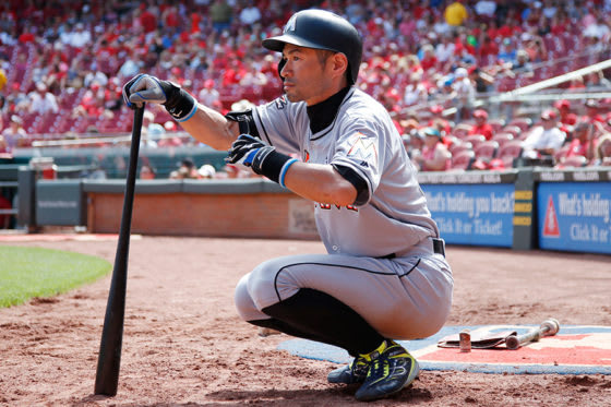 去就が注目されるイチロー【写真：Getty Images】