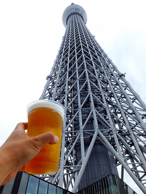 スカイツリーに乾杯！