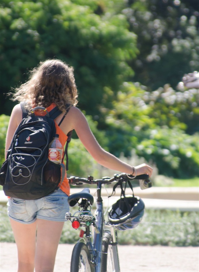 自転車のある風景