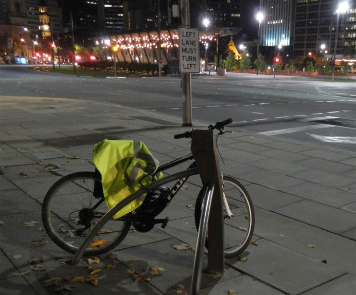 自転車のある風景