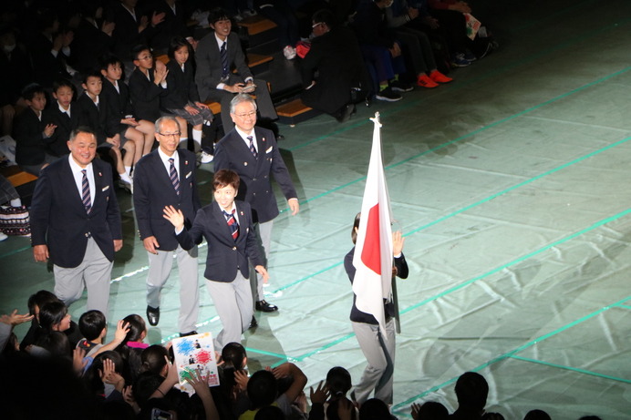 日本代表選手団結団式