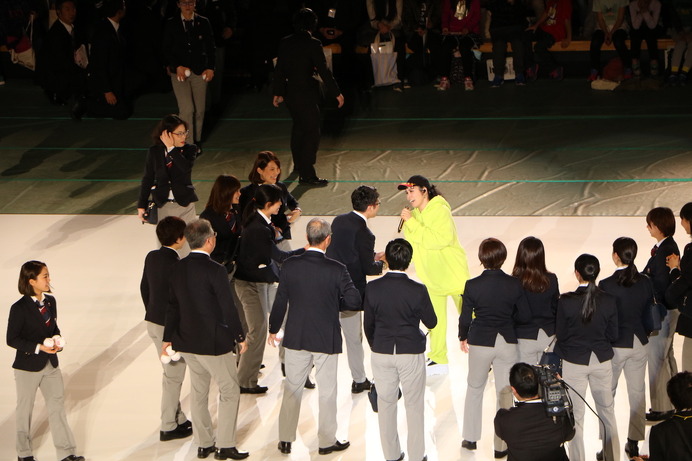 平昌五輪日本代表選手団の壮行会