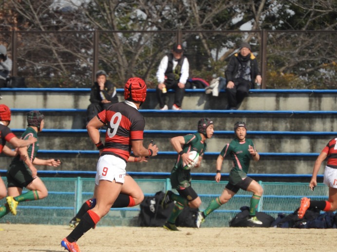 日川のＳＨ宮下賢志君（９番）