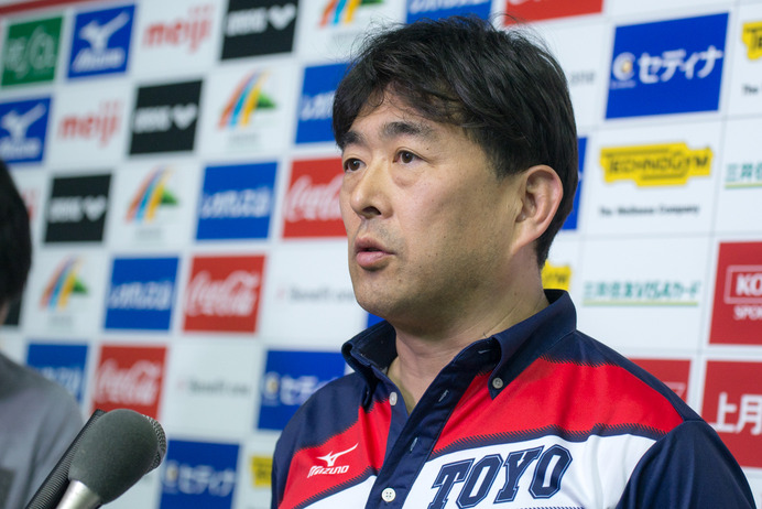 競泳日本代表の平井伯昌ヘッドコーチ（2018年2月18日）