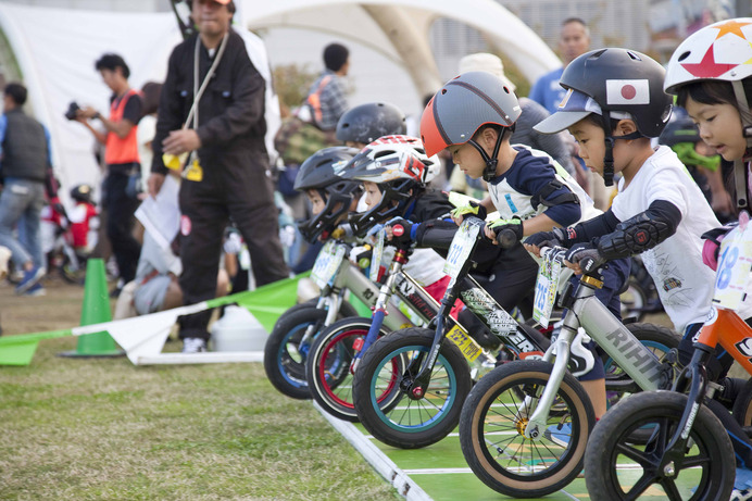 ストライダーを使用した2～5歳のレースイベント「STRIDER CUP」開催