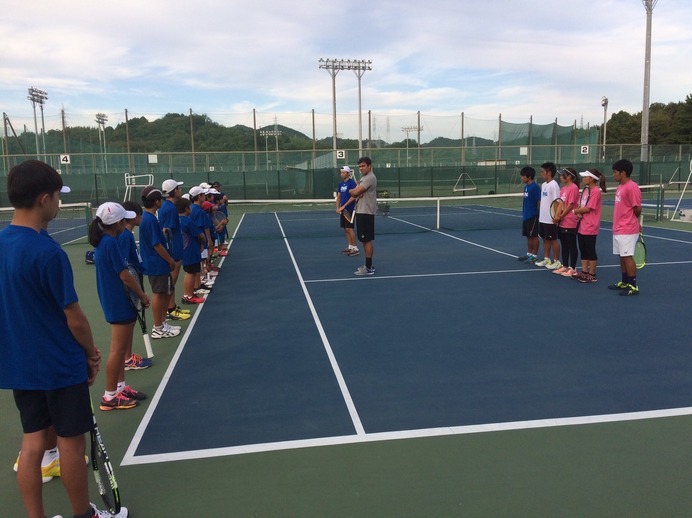 錦織圭、アガシらを輩出したIMGアカデミーによるテニスクリニック開催