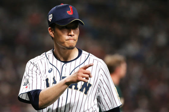 圧巻の投球で6奪三振を記録した侍ジャパンの先発・千賀滉大【写真：Getty Images】
