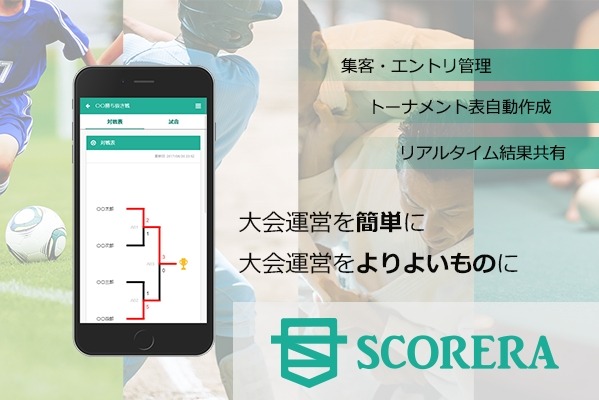 競技大会特化型イベント管理サービス、クラウドファンディングで支援を募集