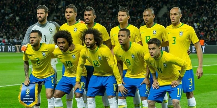 【速報】ブラジル代表、W杯に向けた23人の登録メンバーを発表！右SBにはダニーロが入る