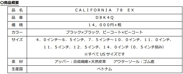 オニツカタイガー×narifuri、自転車向けの機能を取り入れた「CALIFORNIA 78 EX」発売