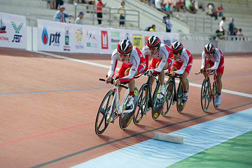 　タイのナコンラチャシマで開催されている第31回アジア自転車競技選手権、第18回アジア・ジュニア自転車競技選手権は2月11日、エリート男子スプリントの予選と1回戦が行われ、 北津留翼 （競輪選手）が順当に勝ち進み、12日の2回戦に進出した。