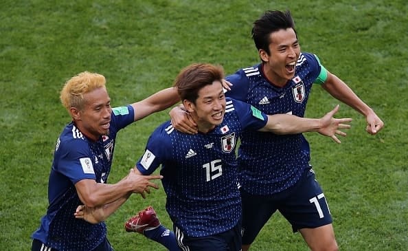 コロンビアを撃破した日本　photo/Getty Images