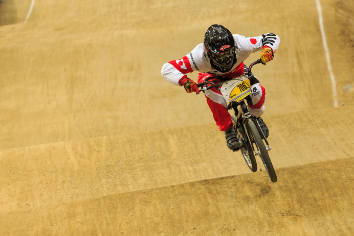 BMX世界選手権30歳オーバー男子で時野武司が1/4ファイナルに進出