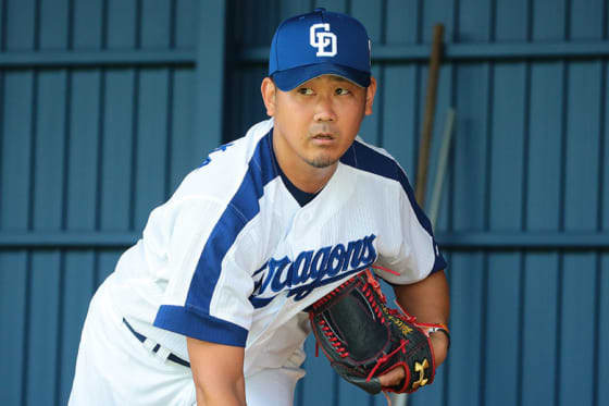 中日・松坂大輔【写真：荒川祐史】