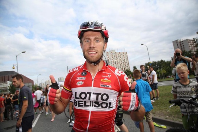 2014年ツール・ド・ポローニュ第4ステージ、ヨナス・バンへネヒトン（ロット・ベリソル）が優勝