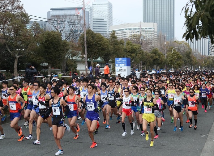 冬の大阪市街地を走る「大阪ハーフマラソン」1月開催