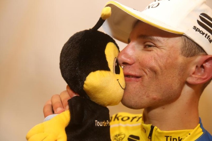 2014年ツール・ド・ポローニュ第5ステージ、ラファル・マイカ（ティンコフ・サクソ）が優勝