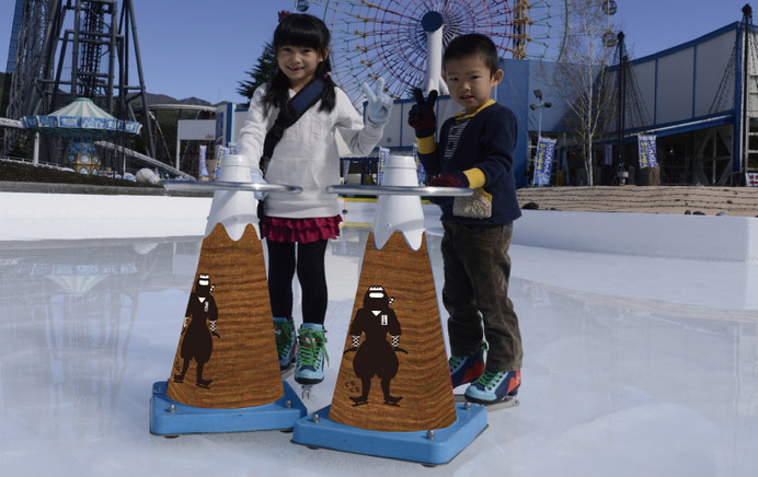 遊園地ぐりんぱ屋外スケートリンク「氷の忍者道場」が11/17オープン