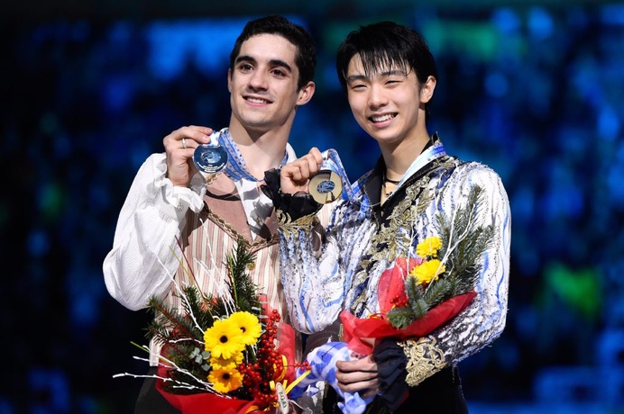 羽生結弦、ハビエル・フェルナンデスと肩を並べて笑顔！引退前の貴重な写真になるか