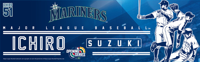 MLB日本開幕戦を記念したイチローグッズ限定発売