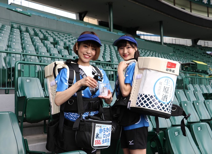 日本盛、甲子園で日本酒をロックで飲む「かちわり生原酒」販売