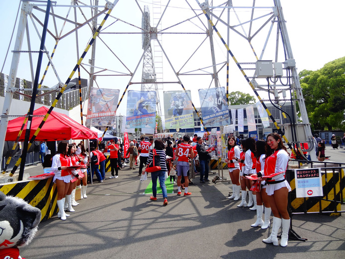 アメフト観戦初心者の女性も楽しめる「女性Week」が富士通スタジアム川崎で開催