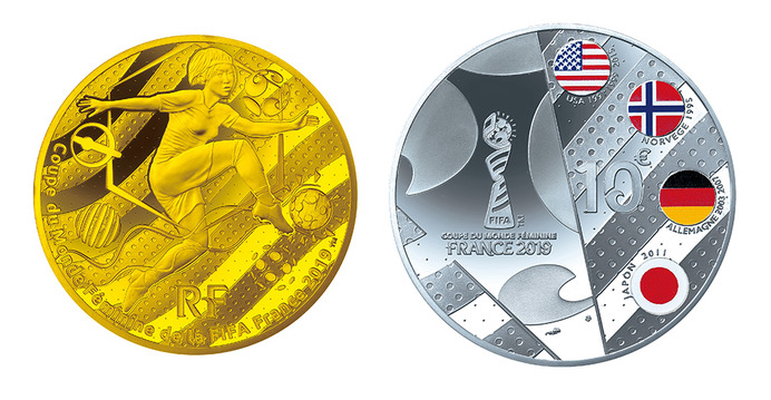 「FIFA女子ワールドカップフランス2019」公式記念コイン発売