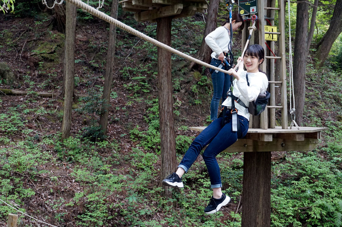 森林を活用したアドベンチャーパーク「冒険の森」が岐阜県百年公園に7月オープン