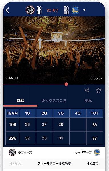 NBA全試合を公式動画配信サービス「NBA Rakuten」で配信