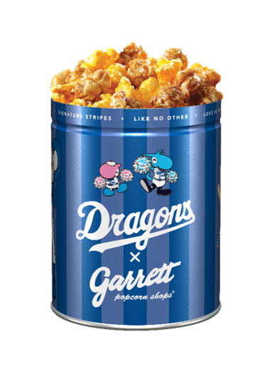 セ・リーグ6球団のポップコーン缶がギャレットから数量限定で登場