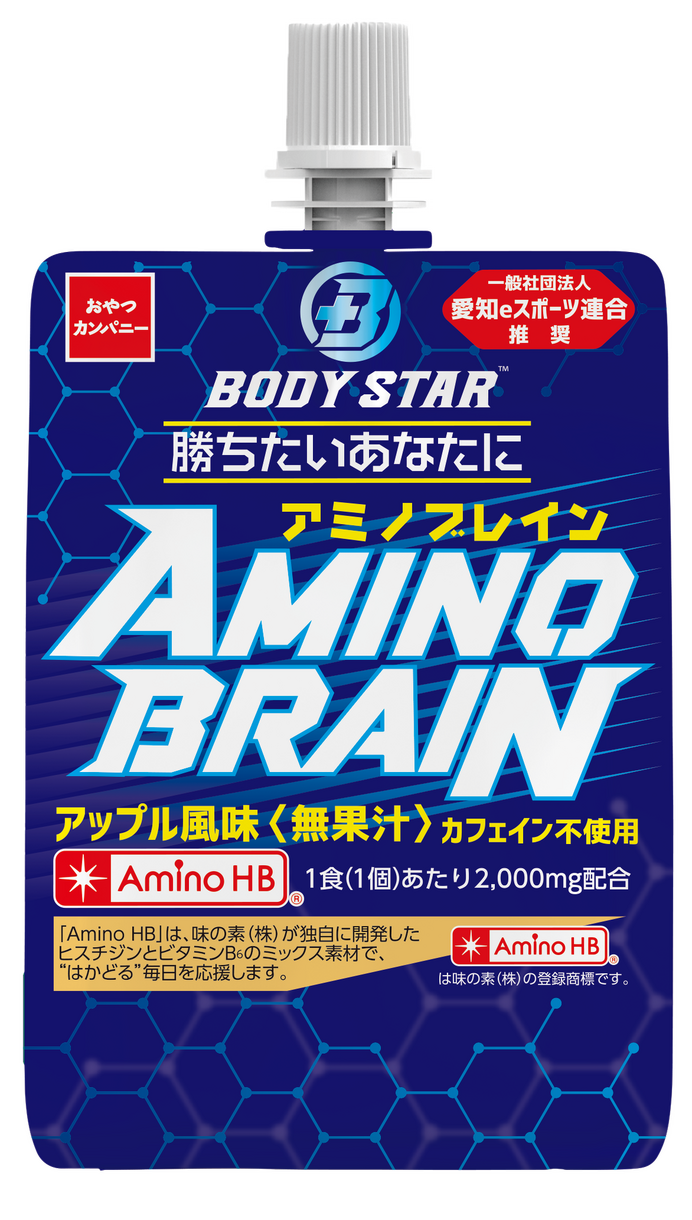 プロeスポーツ選手が監修した頭脳戦をサポートするゼリー飲料「AMINO BRAIN」発売