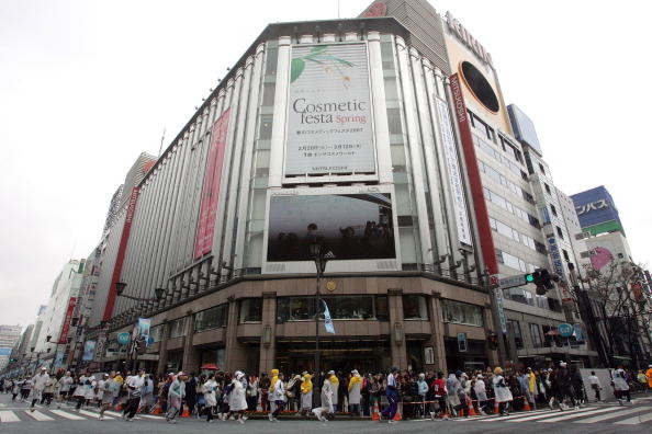 過去の東京マラソンの様子（銀座三越前） 写真提供：Getty Images