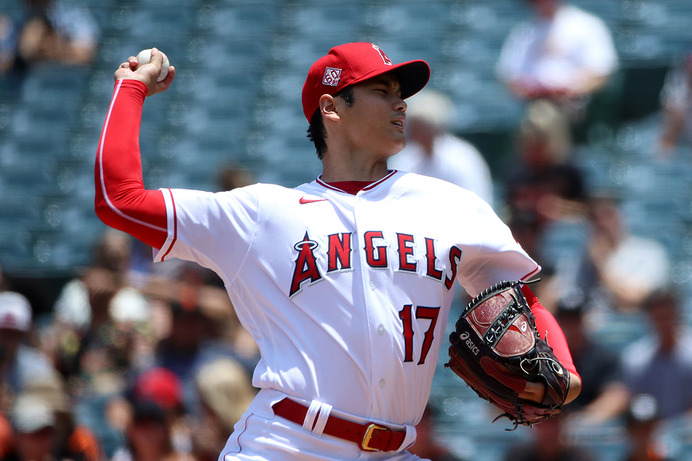 【MLB】大谷翔平、今季最多105球の力投も日米通算50勝はお預け　初の粘着物検査も笑顔で対応