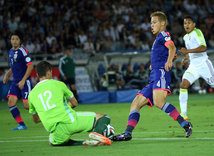 日本vsベネズエラ（2014年9月9日横浜国際競技場）（c）Getty Images