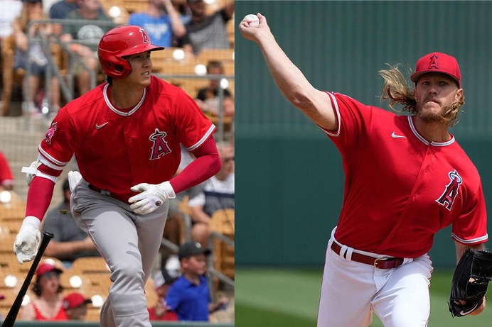 【MLB】大谷翔平と二枚看板を形成するノア・シンダーガードが初登板で快投　MLB公式も2人を「最強デュオ」に選出