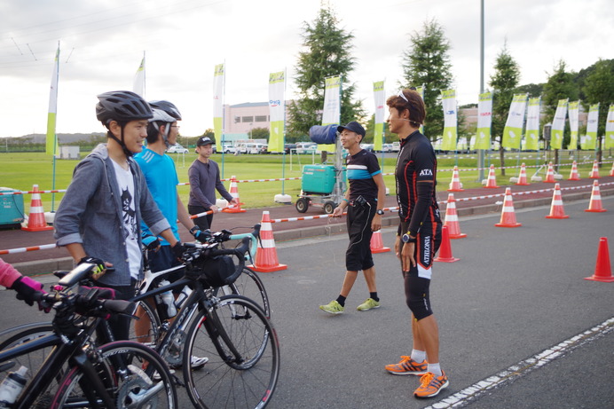 白戸太朗さん、田代恭嵩さんの初心者向け講習も見学