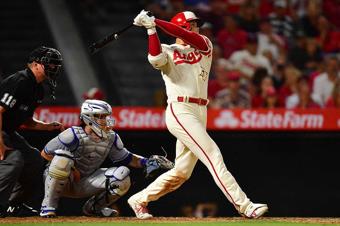 【MLB】大谷翔平、今季13号2ランは打球速度183キロの“高速”ロケット弾　初回にも適時二塁打で躍動