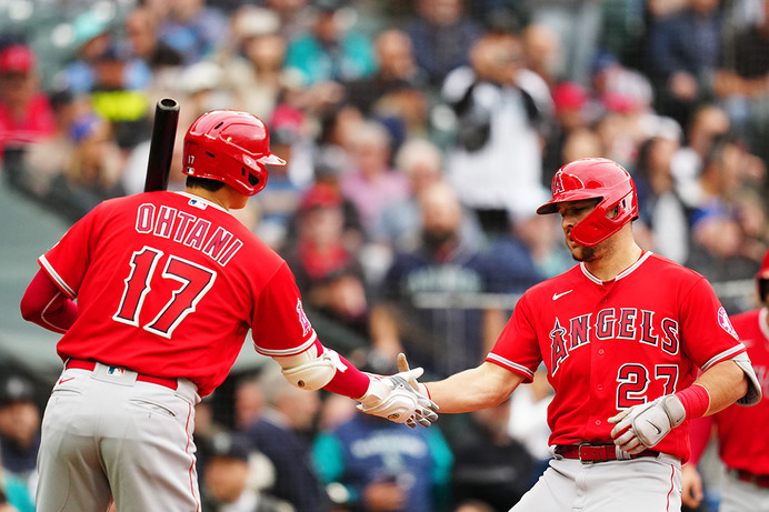 【MLB】トラウト2戦連発決勝弾、3年ぶり20号の影に大谷翔平　敵将も「トラウタニ」の脅威に苦悩