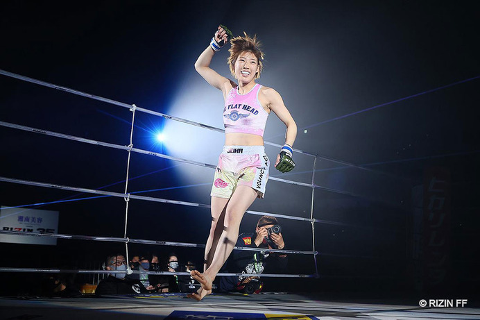 【RIZIN.37】伊澤星花、ワールドGPで7戦無敗の超強豪に挑む“新世代女王”の矜持　「女子格、なめんなよ」