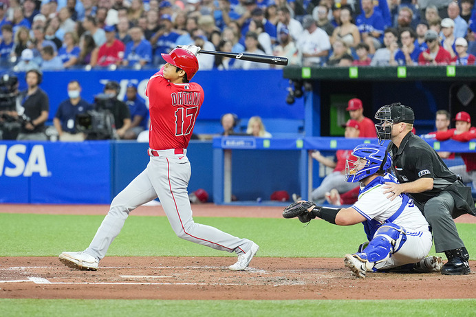 【MLB】大谷翔平、375フィート・フェンス直撃　今季6本目の2点タイムリー・スリーベース