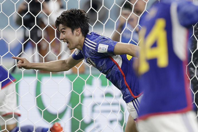【カタールW杯】日本代表、ドイツに続きスペイン撃破で2大会連続決勝T進出　堂安律、田中碧のゴールでまたもや大金星