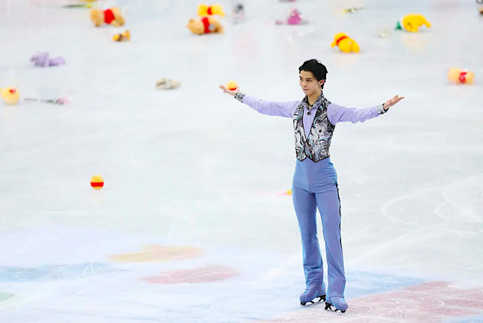 【フィギュア】羽生結弦のスケート人生18年間で、もっとも多くプーさんを贈られた大会が判明