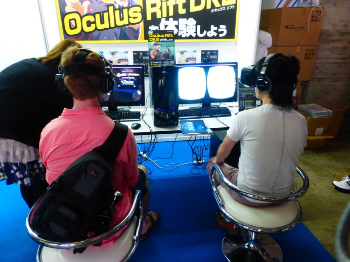 電撃オンラインOculus Riftブース