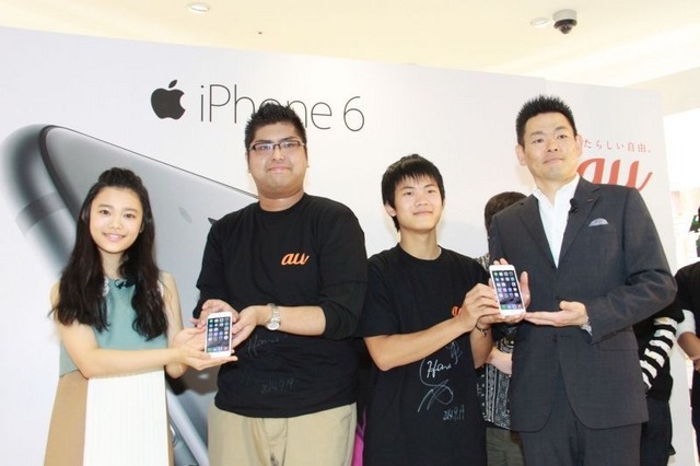 au iPhone6発売イベント