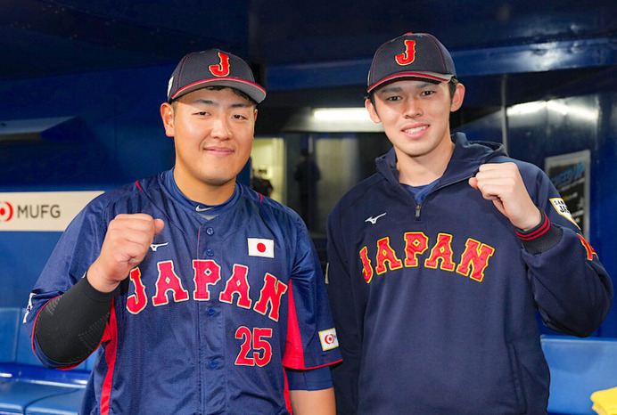 【WBC】佐々木朗希、岡本和真「サイコーです、サイコーです、サイコーです」と3連発