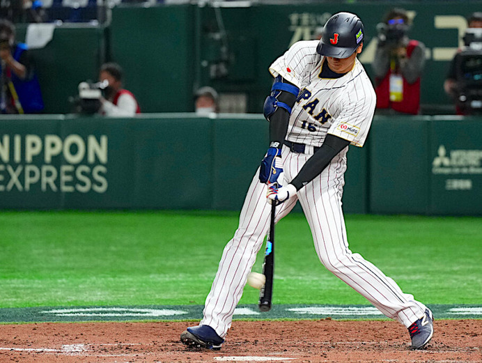 【WBC】大谷翔平、弾丸フェンス直撃2点タイムリー・ツーベース　3－1で侍ジャパンがリード