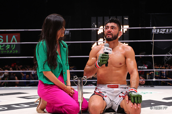 【RIZIN.42】ホベルト・サトシ・ソウザ、ベラトール強豪に判定勝ちも涙の土下座　「大晦日、ごめんなさい」