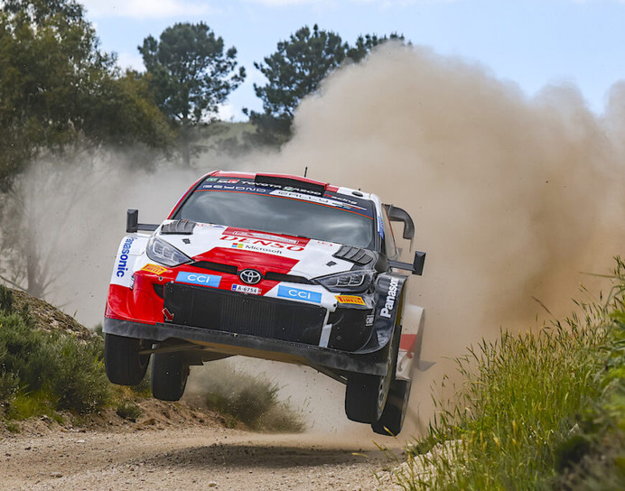 【WRC】第5戦ラリー・ポルトガル　昨季王者トヨタのカッレ・ロバンペラが57.5秒差で首位堅持　デイ2