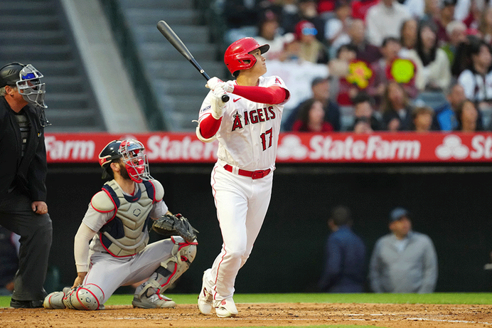 【MLB】大谷翔平、“侍ジャパン対決”を制す4試合ぶり今季12号　左中間への特大アーチでキングに2本差