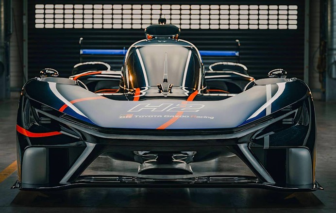 【WEC】トヨタ、ル・マン24時間レース会場で水素エンジン・コンセプトカー「GR H2 Racing Concept」を公開